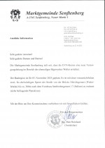 Amtliche Information