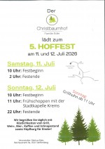 Hoffest beim Christbaumhof Eder