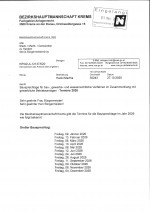 Bausprechtagstermine Bezirkshauptmannschaft Krems - Seite 1