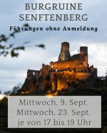 Burgruine Senftenberg - Führungen September 2026