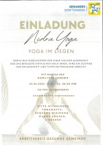 Einladung Nidra Yoga