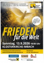 Konzert FRIEDEN für die Welt - Flyer Seite 1