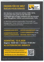 Konzert Frieden für die Welt - Flyer Seite 2