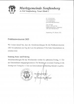 Prädikatsweinernte 2025 - Info