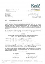 Sprechtagstermine 2026 des KOBV